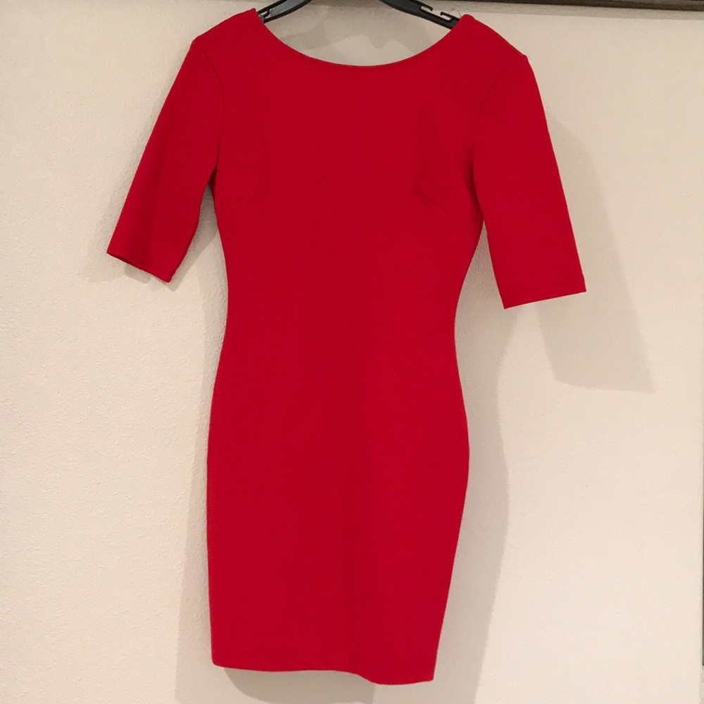 NWOT Lulu’s Red Bodycon Dress